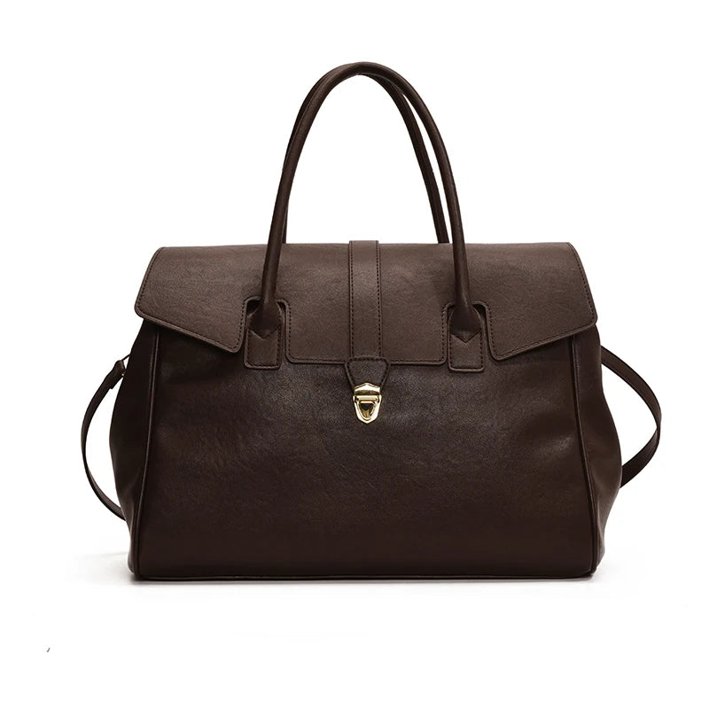 MOODS Branded Luxury Top-Handle Bags for Women 2 Sized Big Capacity Boston Shoulder Crossbody Bags 2024 Latest Designer Handbags