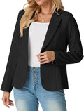 Womens Blazer Suit Long Sleeve Ladies Jackets Casual Elegant Work Office Blazers Work,Wedding with Buttons Pockets for Women UK 8-20
