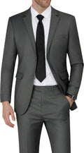 Men'S Suits Slim Fit 2 Piece Two Button Blazer Wedding Prom Tuxedo Single Breasted Jacket Pants Set