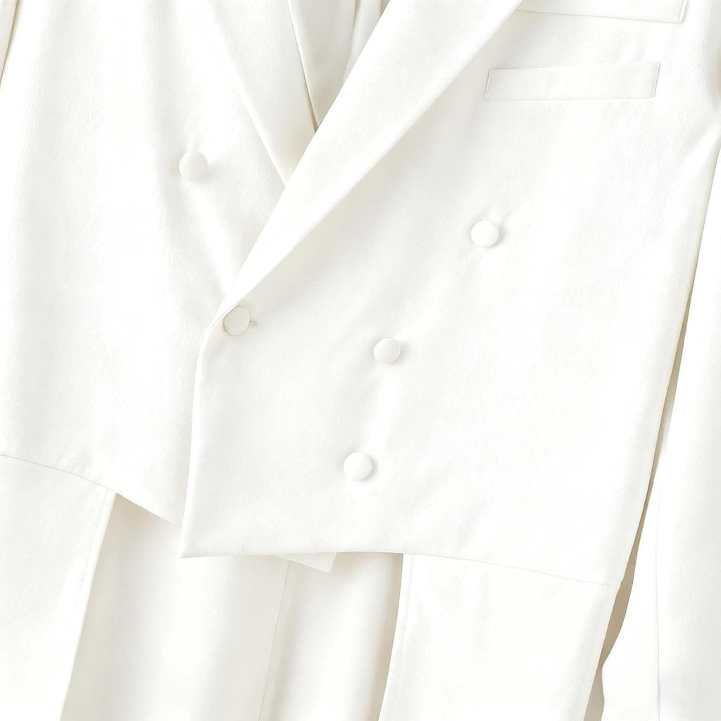 Tailcoat Men'S Pointed Lapel Double Breasted Suit Jacket Vintage Long Tuxedo Jacket Wedding Blazer Jacket Coat Party Cosplay Outerwear Blazer Jacket Classic Magic Show Costume