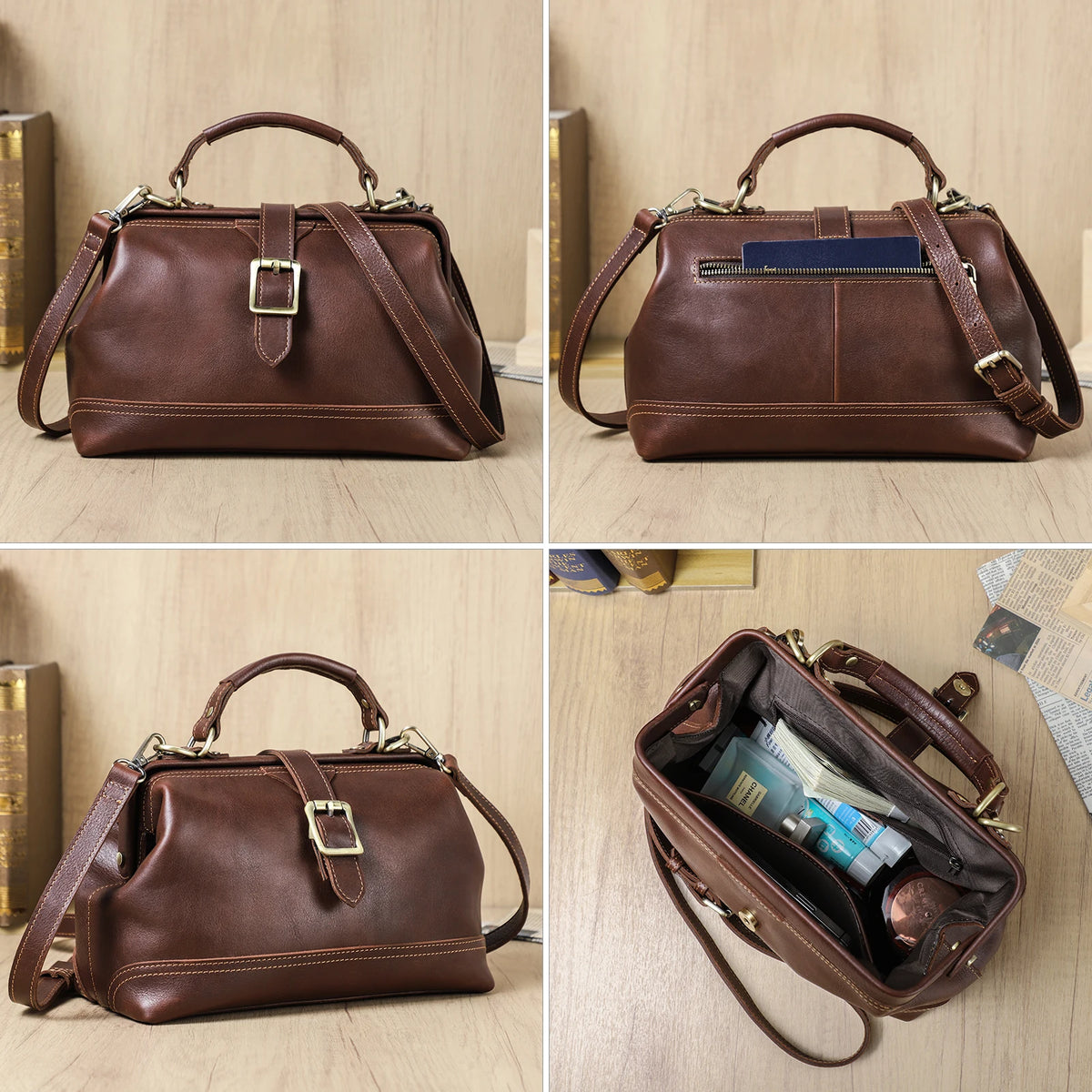 The Royale Luxe Genuine Leather Shoulder Bag