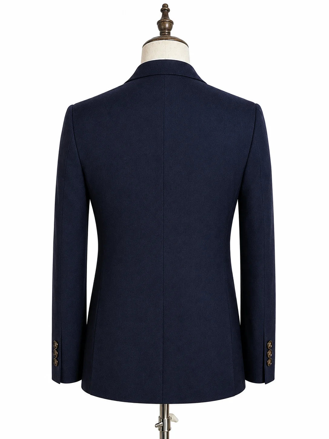 Dark Blue High Quality Luxury Men'S Suit 2 Piece Set Wedding Groom Suit for Men Stylish Business Office Suit
