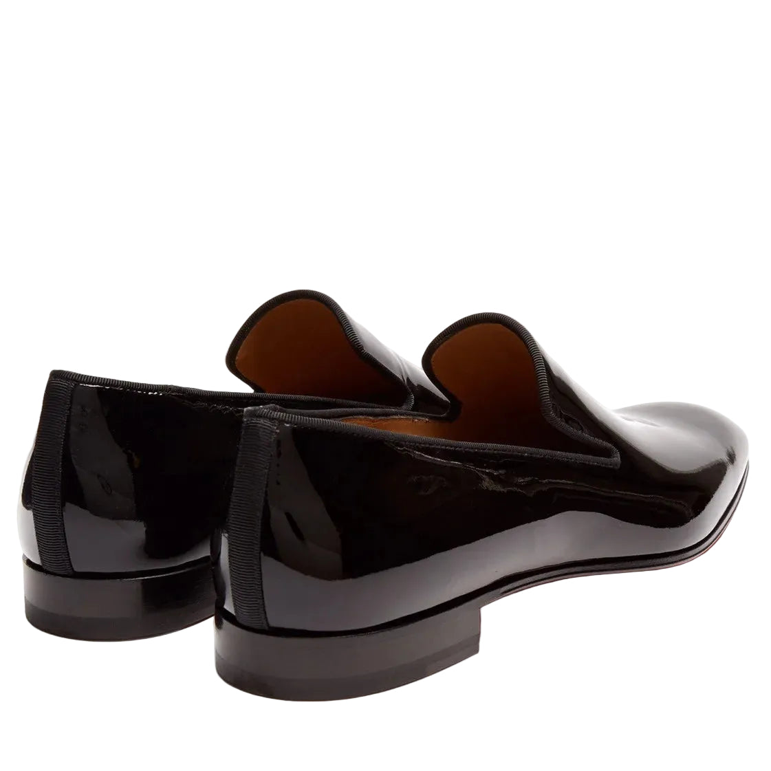 Patent Leather Mens Casual Oxford Shoes Trendy Male Footwear Square Toe Slip on Party Dress Business Formal Flat Shoes