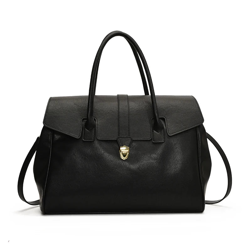 MOODS Branded Luxury Top-Handle Bags for Women 2 Sized Big Capacity Boston Shoulder Crossbody Bags 2024 Latest Designer Handbags